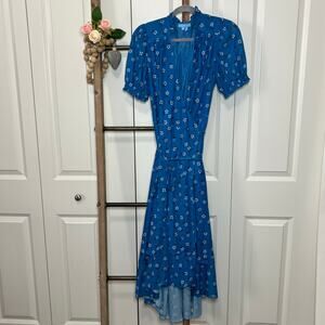 Draper James Blue Floral Maxi Dress
